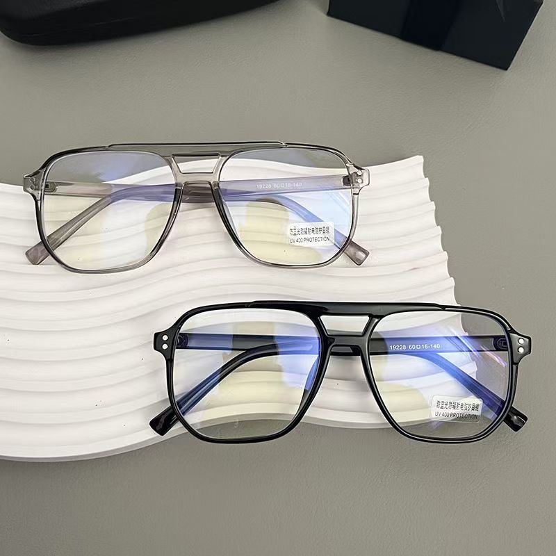 Gaming Glasses Blue - 1個入り ファッション ブルーライトカットメガネ 新品 メンズ レディース