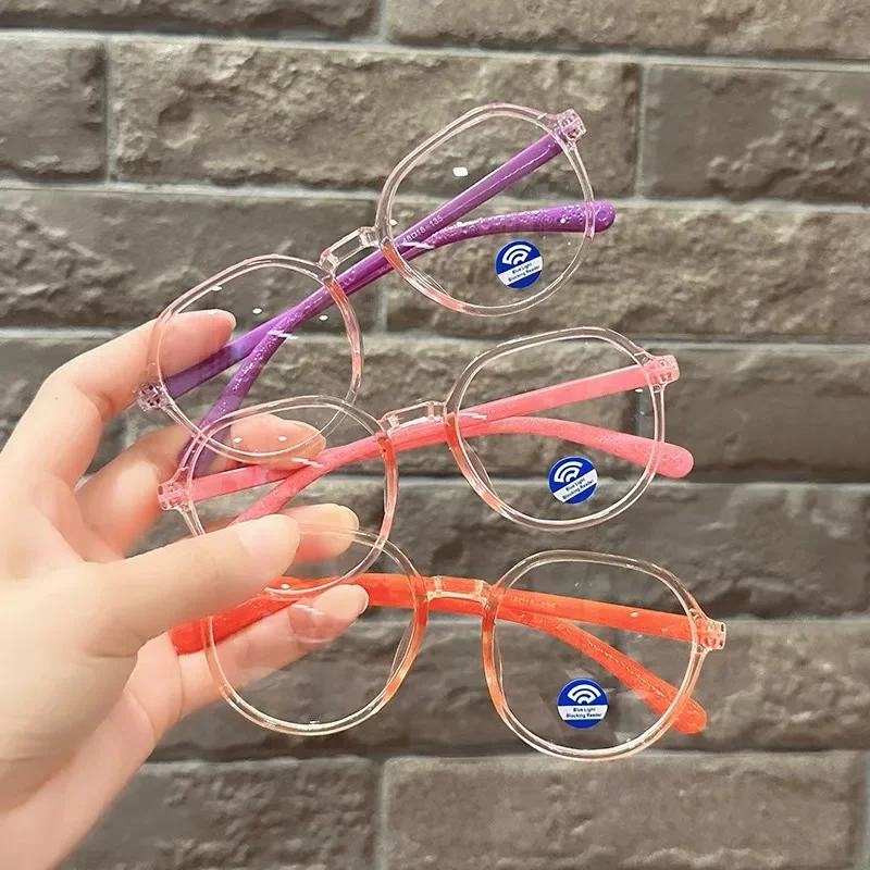 Gaming Glasses Blue - ブルーライト遮断メガネ子供用コンピューターメガネシリコンフレームクリアレンズ女の子男の子ビデオゲーム子供用安全メガネ
