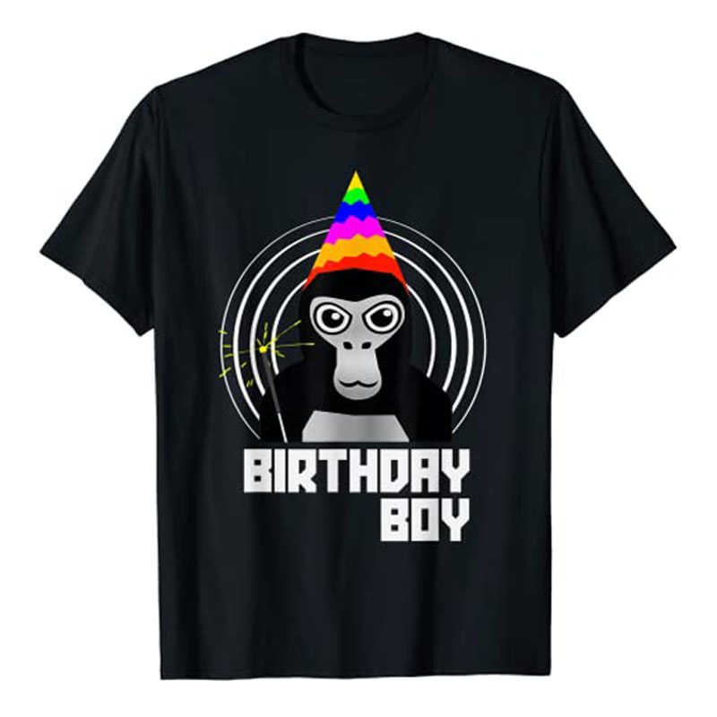 Esports Gaming Shirts - ゴリラタグ バースデーボーイ VRゲーマーシャツ 男の子用 ティーンTシャツ 面白い誕生日プレゼント