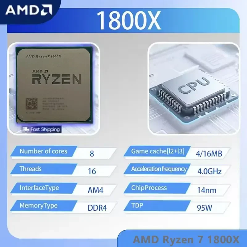 AMD Ryzen 7 1800X CPU 3.60GHz～ - Amd Cpu Ryzen 7 のレビューと価格