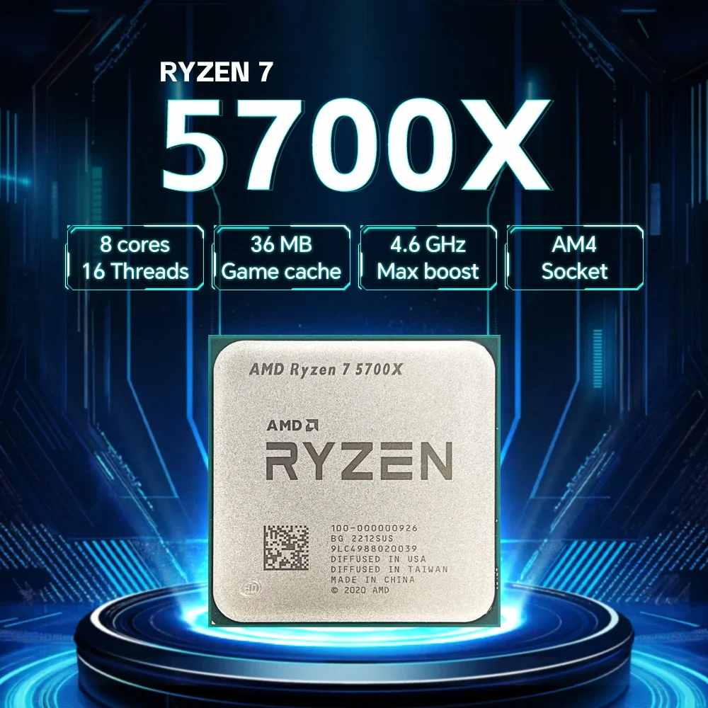 AMD Ryzen 7 5700X R7 5700X 8コア - Amd Cpu Ryzen 7 のレビューと価格