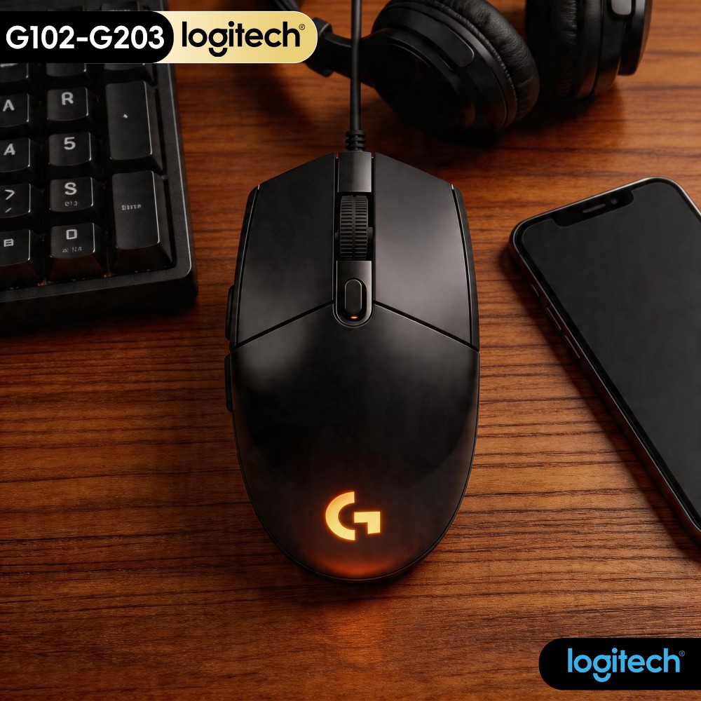 G102 ロジクール G203 ゲーミングマウス、クラシック - Logitech Mouse G203 のレビューと価格