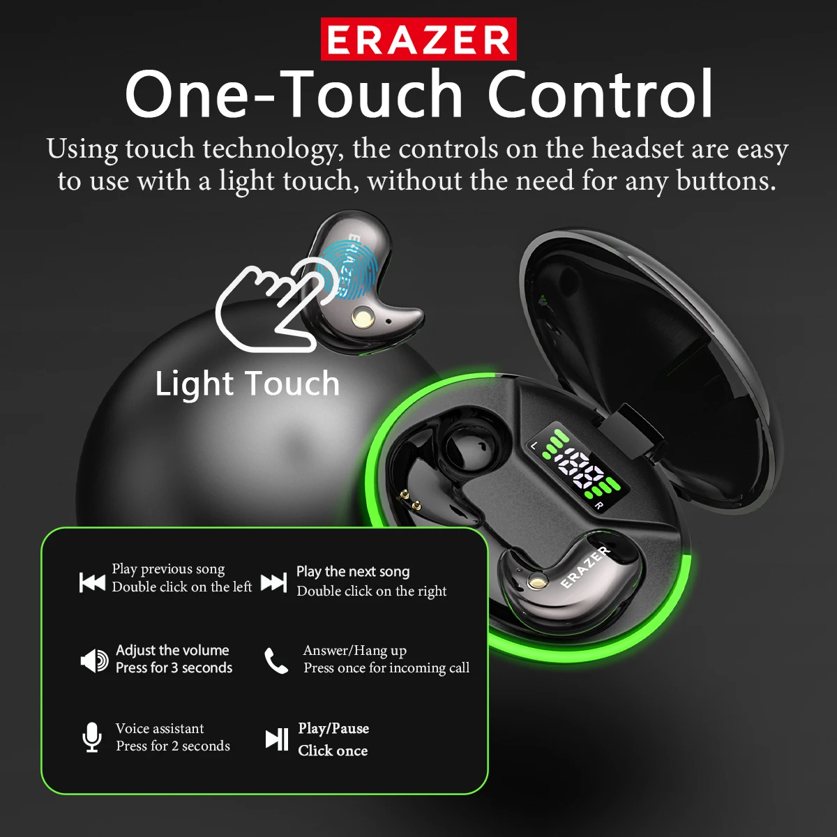 EARZER XF58 インイヤー型Bluetoothヘッド - Esports Gamer のレビューと価格