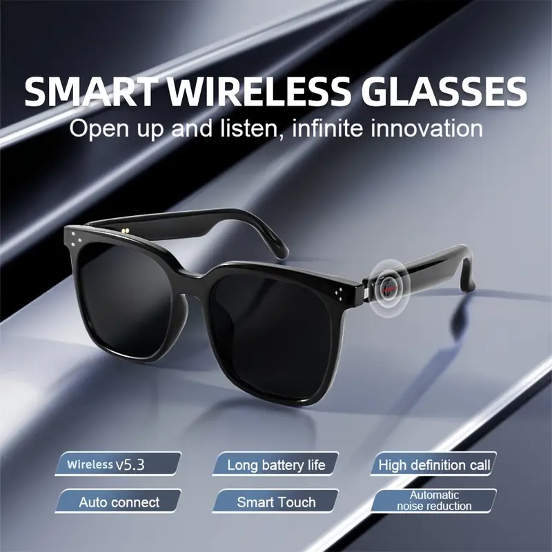 カメラ スマートグラス Bluetooth 通話 音声アシス - Gaming Glasses Blue のレビューと価格
