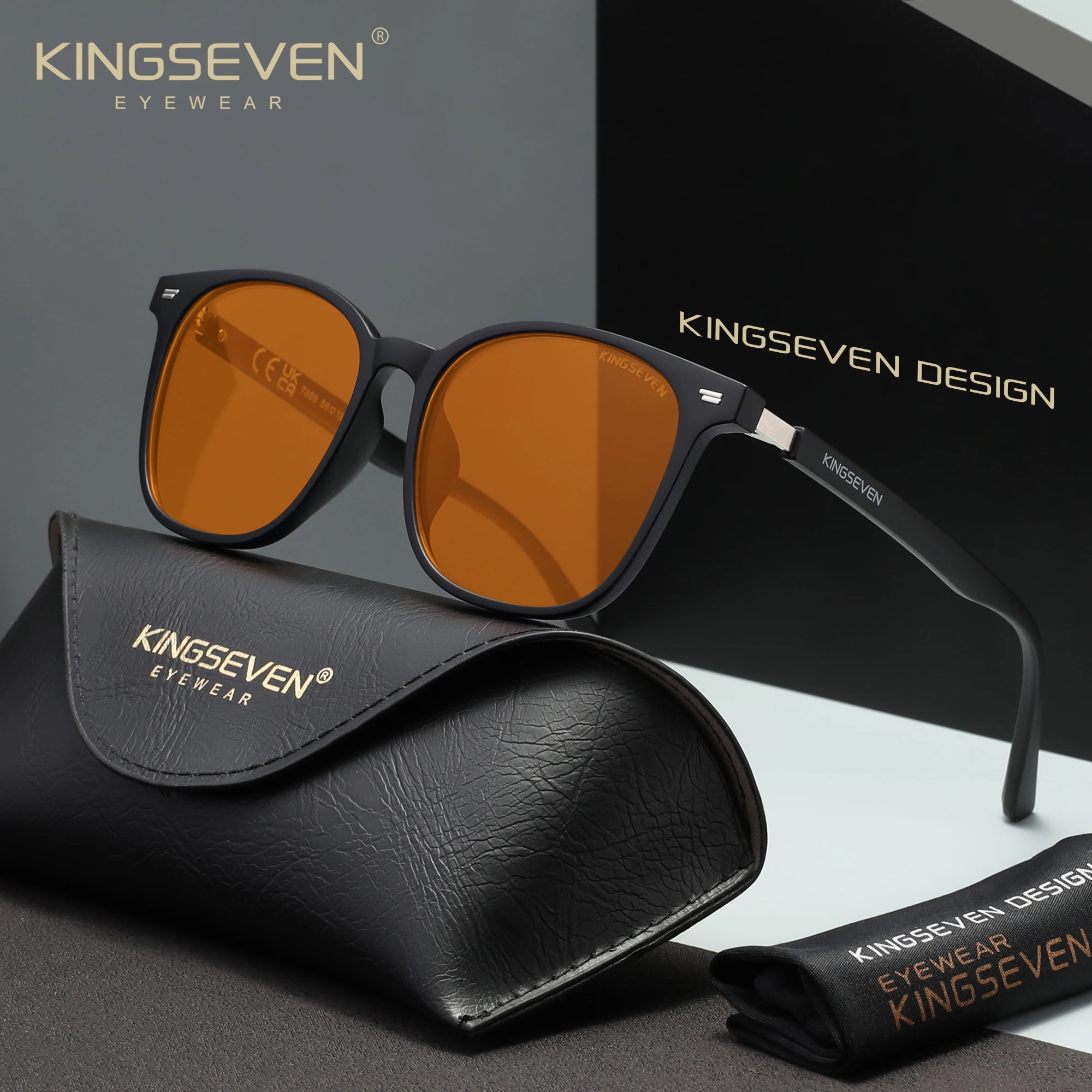 KINGSEVEN レトロブルーブロッキングメガネ男性/女性 - Gaming Glasses Blue のレビューと価格