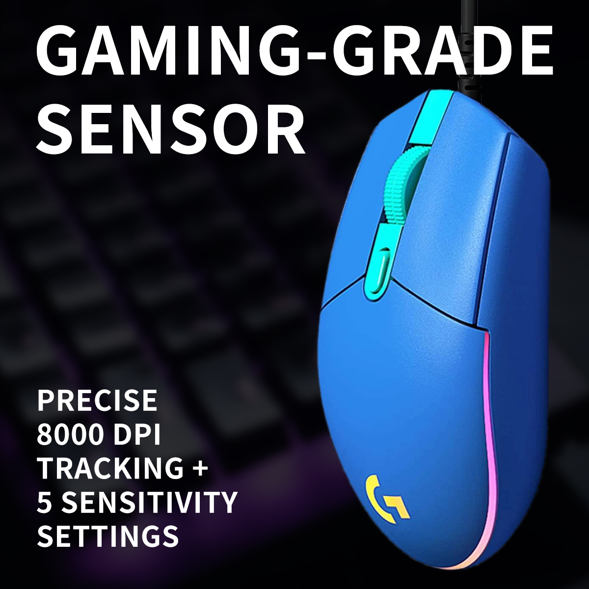 ロジクールG203有線ゲーミングマウス、簡単な設置、カスタマ - Logitech Mouse G203 のレビューと価格