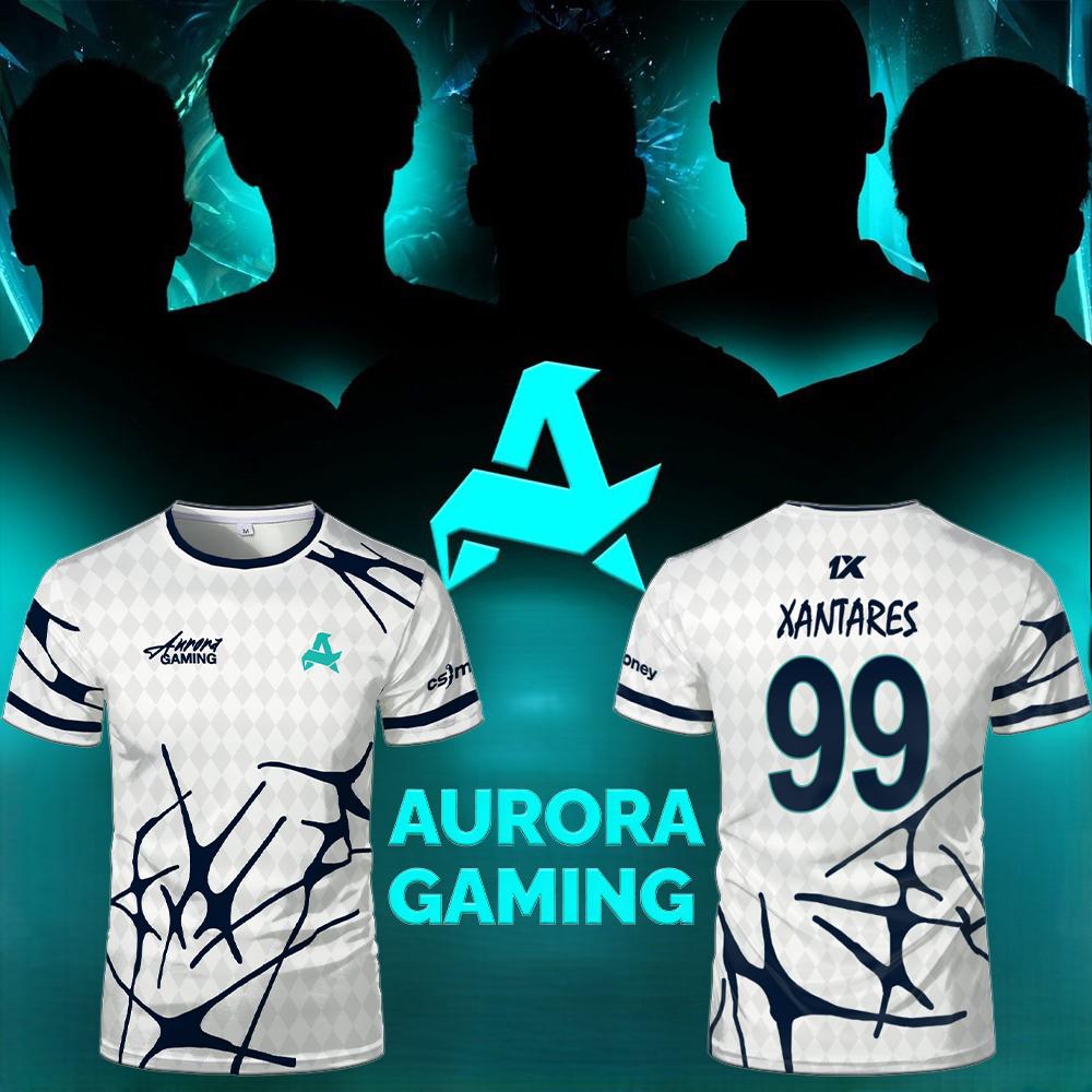 スポーツチーム オーロラ ゲーム ジャージー Tシャツ XA - Esports Gaming League のレビューと価格