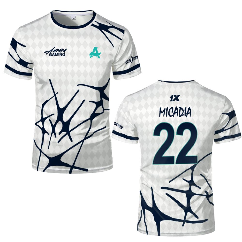 スポーツチーム オーロラ ゲーム ジャージー Tシャツ XA - Esports Gaming League のレビューと価格