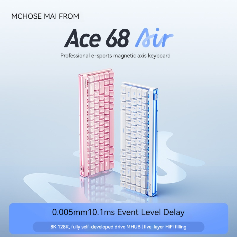 Mchose Ace68 エア磁気軸メカニカルキーボード e - Esports Gamer のレビューと価格