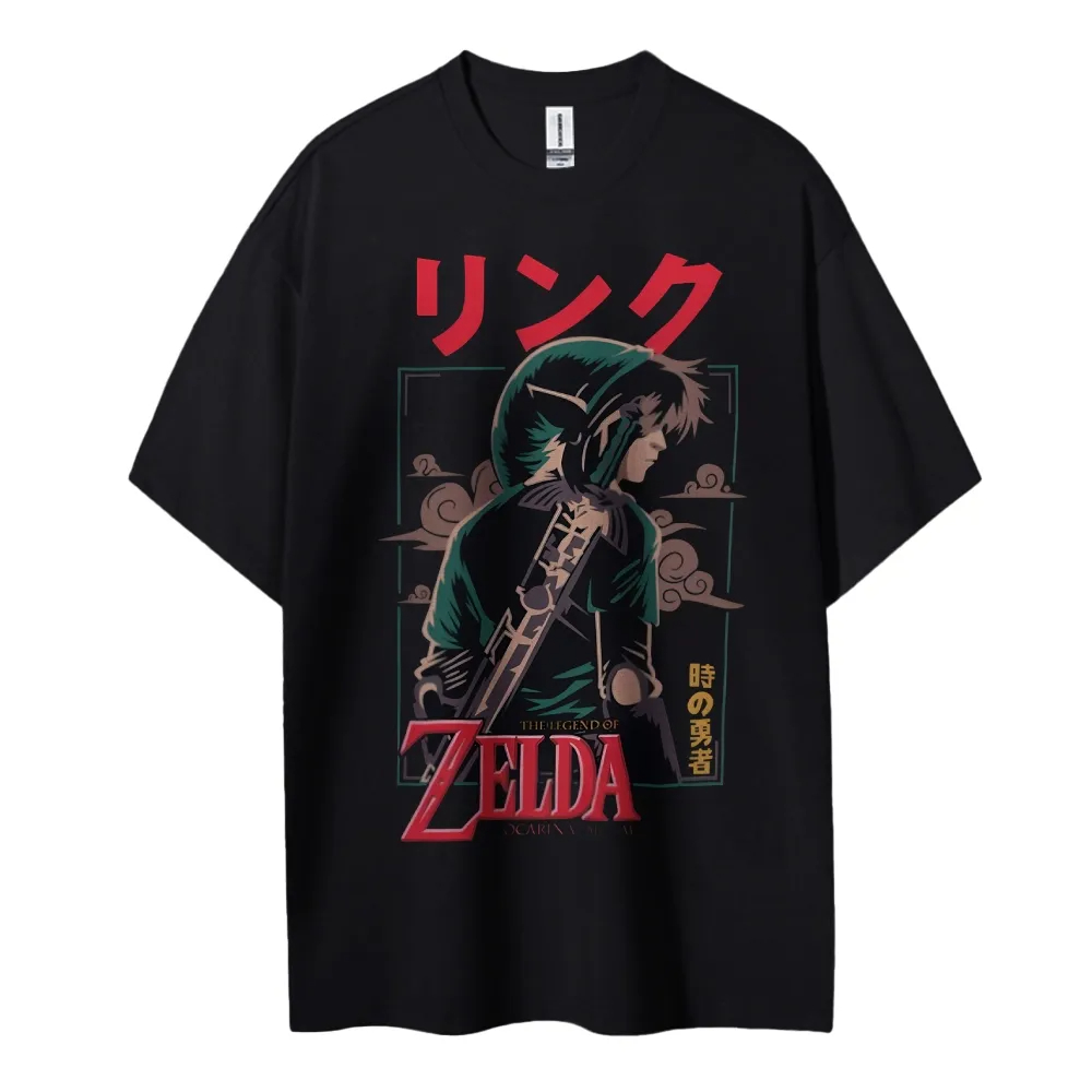 ゼルダの伝説 リンク Tシャツ メンズ コットン 半袖トップ - Esports Gaming Shirts のレビューと価格