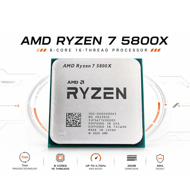AMD Ryzen 7 5800X アンロックオーバークロッ - Amd Cpu Ryzen 7 のレビューと価格