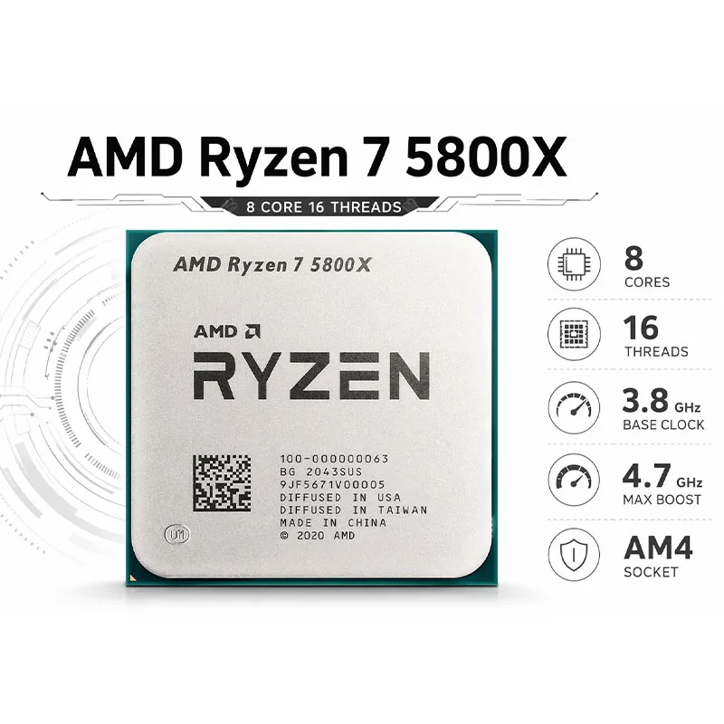 AMD Ryzen 7 5800X アンロックオーバークロッ - Amd Cpu Ryzen 7 のレビューと価格